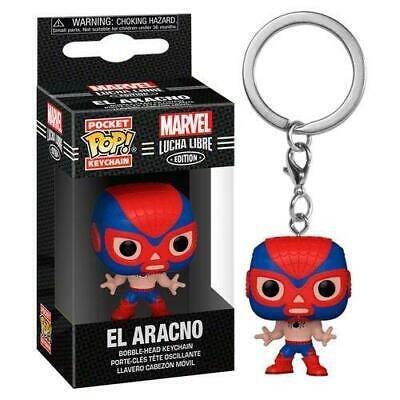 Pocket Pop Marvel Luchadores Spider-Man Keychain