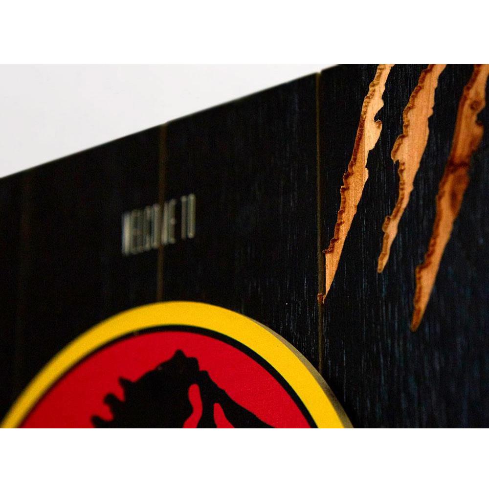 Jurassic Park 3D Wood Arts Poster