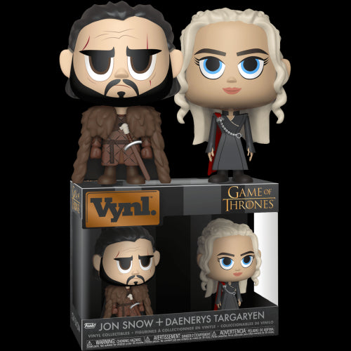 Game of Thrones Jon Snow and Daenerys Targaryen Vynl Vinyl Figure 2-Pack