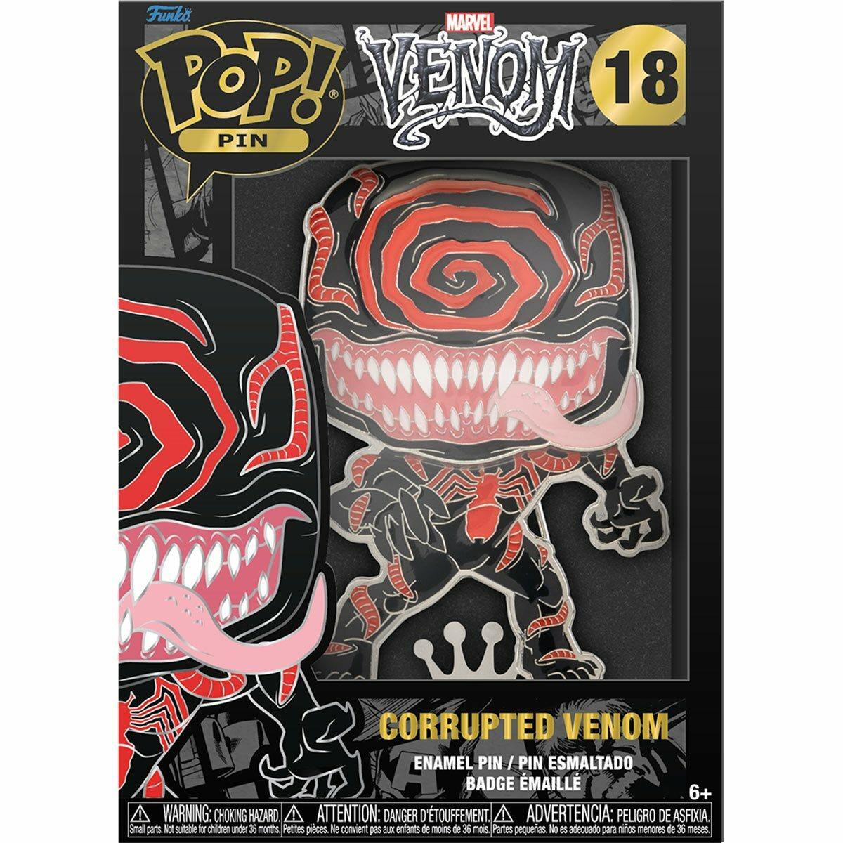 Funko Marvel Corrupted Venom Pop! Pin