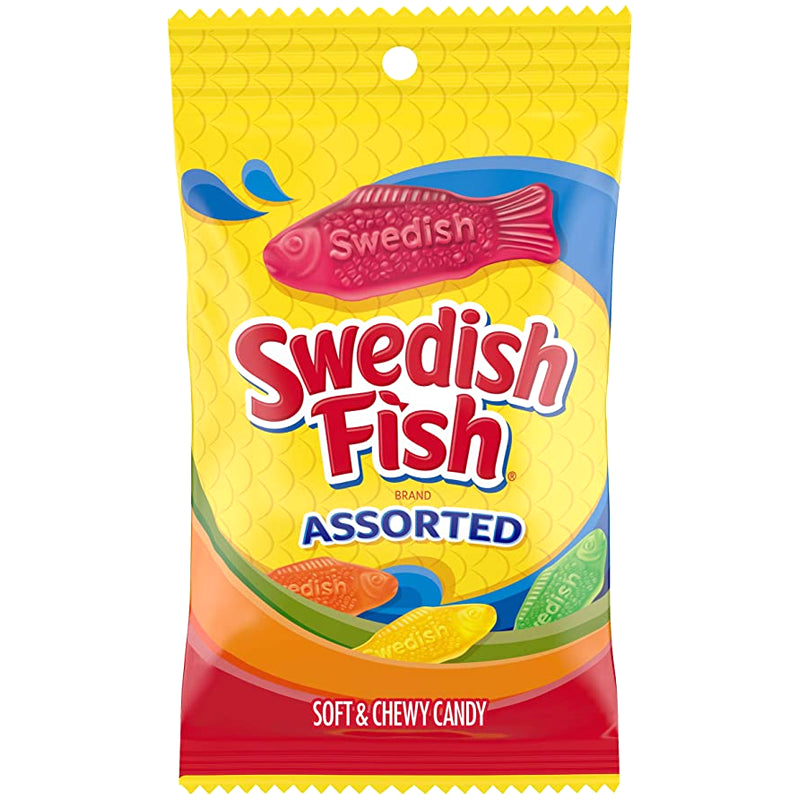 Swedish Fish Assorted Peg Bag 8oz