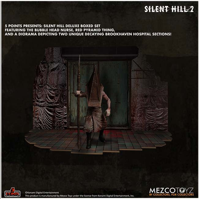 Silent Hill 2 Bubble Head Nurse and Red Pyramid Thing 5 Points Deluxe Boxed Set