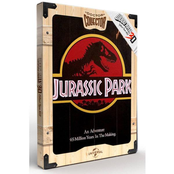 Jurassic Park 3D Wood Arts Poster