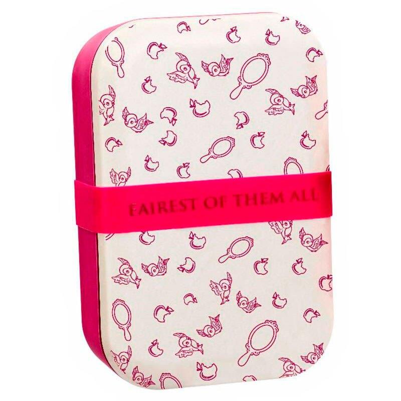Disney Colour Block 'Fairest Of Them All' Pink Bamboo Lunch Box
