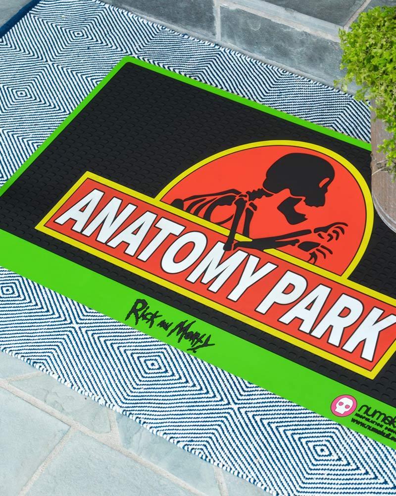OFFICIAL RICK AND MORTY ANATOMY PARK DOOR MAT / FLOOR MAT
