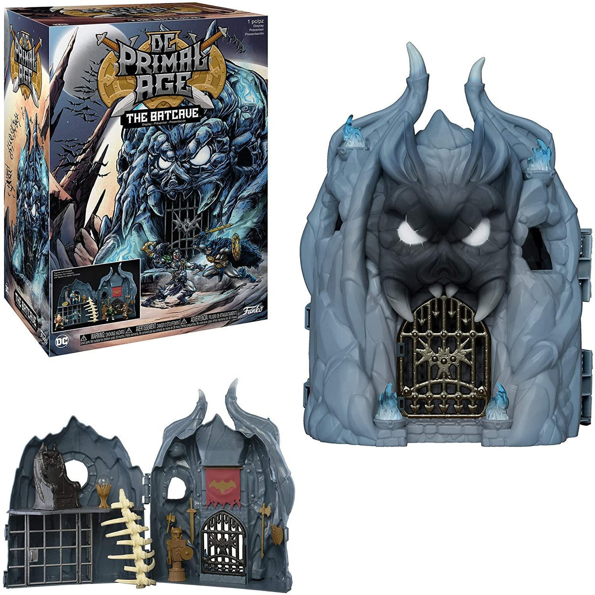 DC Comics PRIMAL AGE BATCAVE PLAY SET
