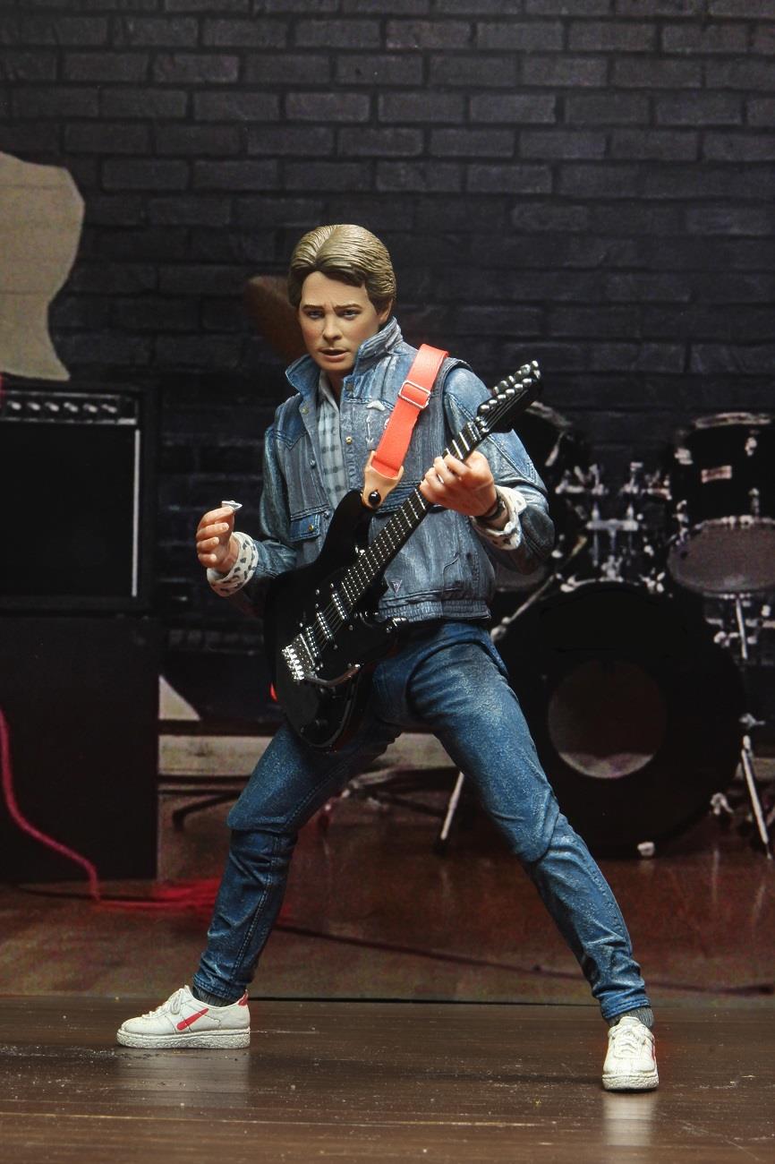 NECA Back to the Future Marty McFly 1985 Guitar Audition Ultimate 7 Inch Scale Action Figure