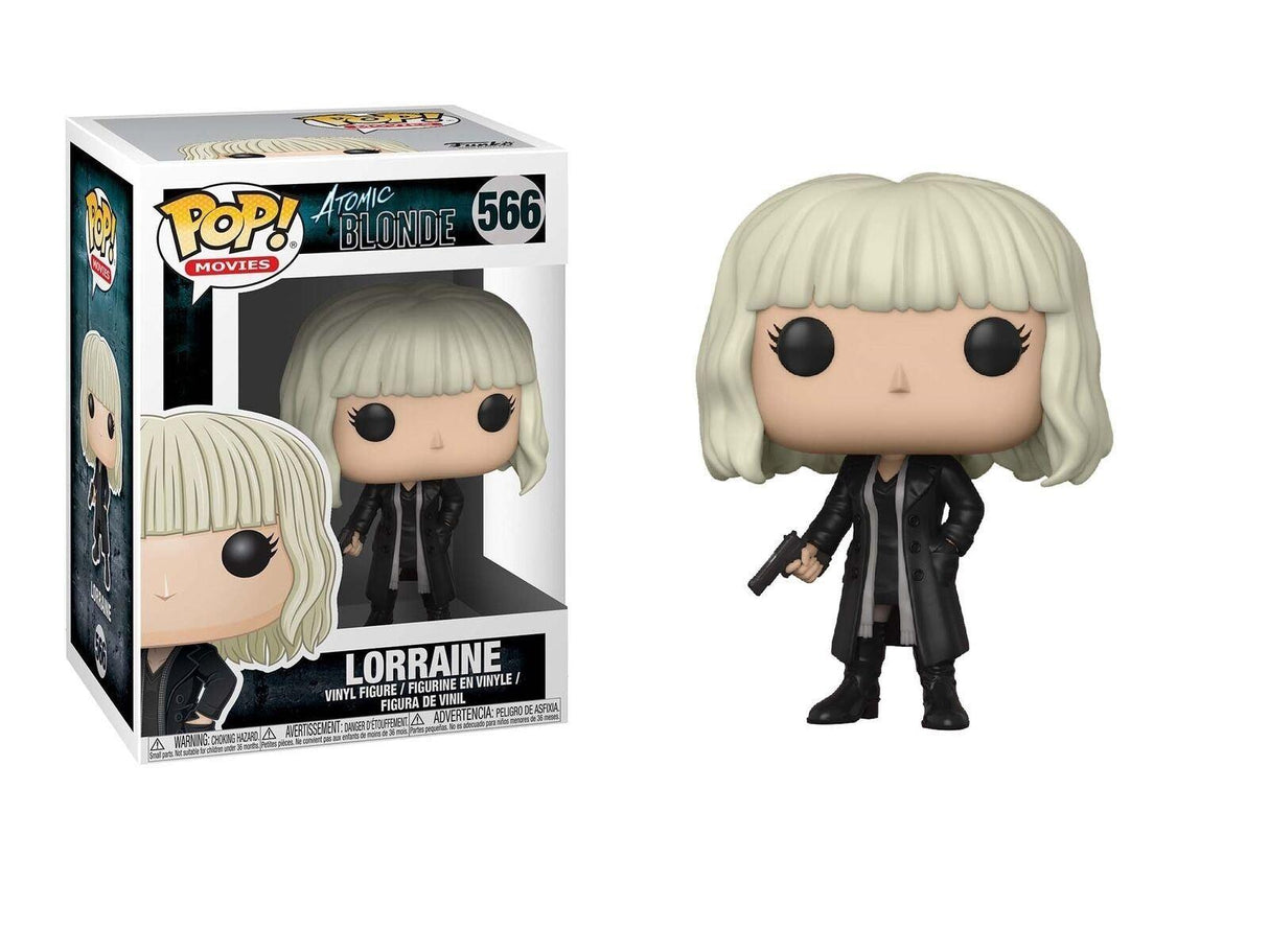 Pop Atomic Blonde Lorraine With Gun Vinyl Figure
