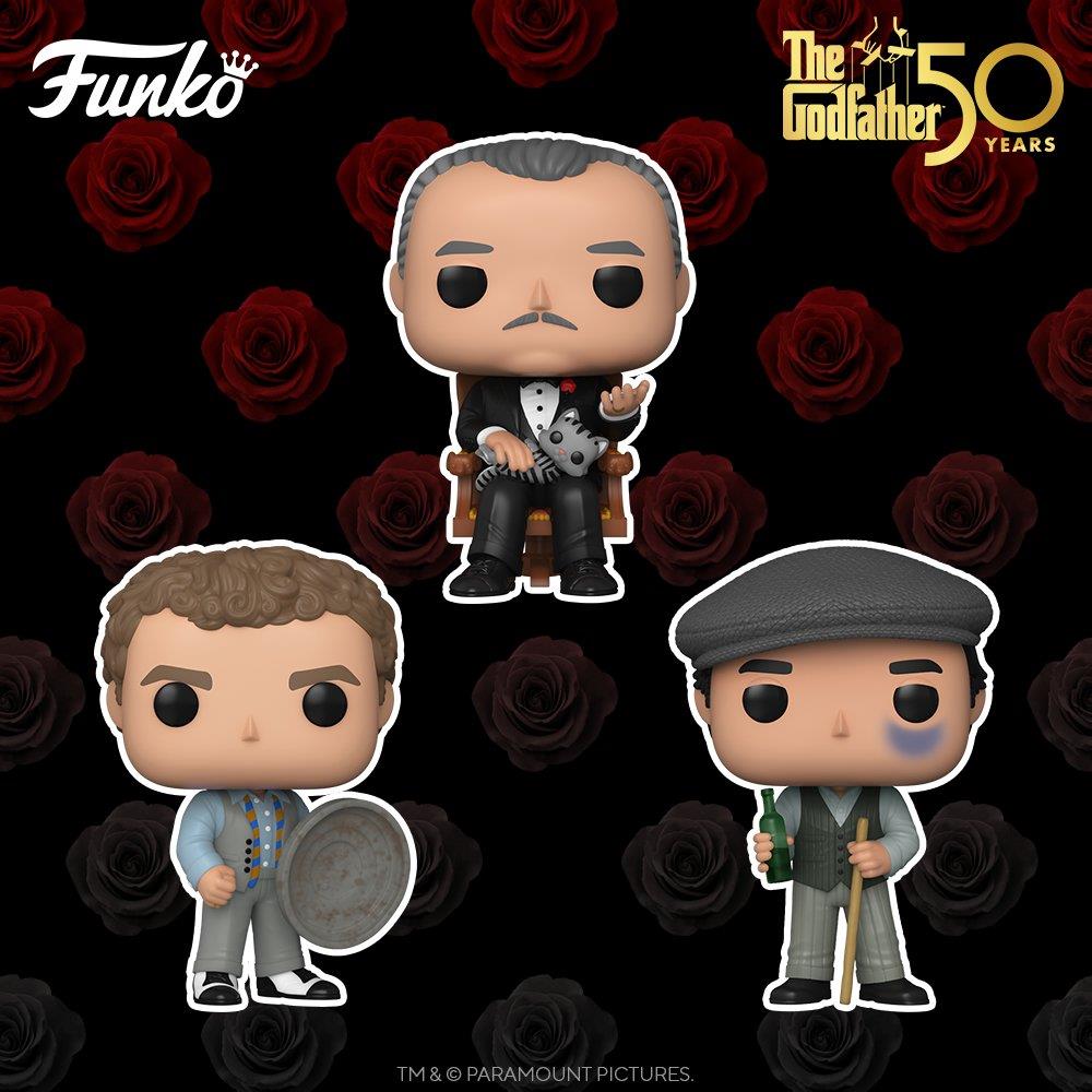 The Godfather 50 Years Vito, Michael and Sonny Pop Set