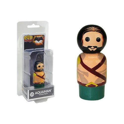 DC Comics Pin Mates Batman VS Superman Aquaman Wooden Figure