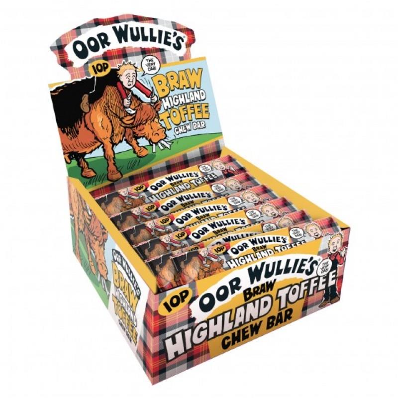 Oor Wullie's Braw HIGHLAND TOFFEE Chew Bar 11g