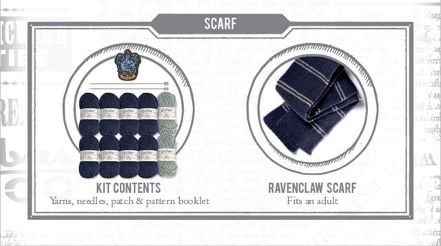 Harry Potter Knit Kit, Ravenclaw House Scarf