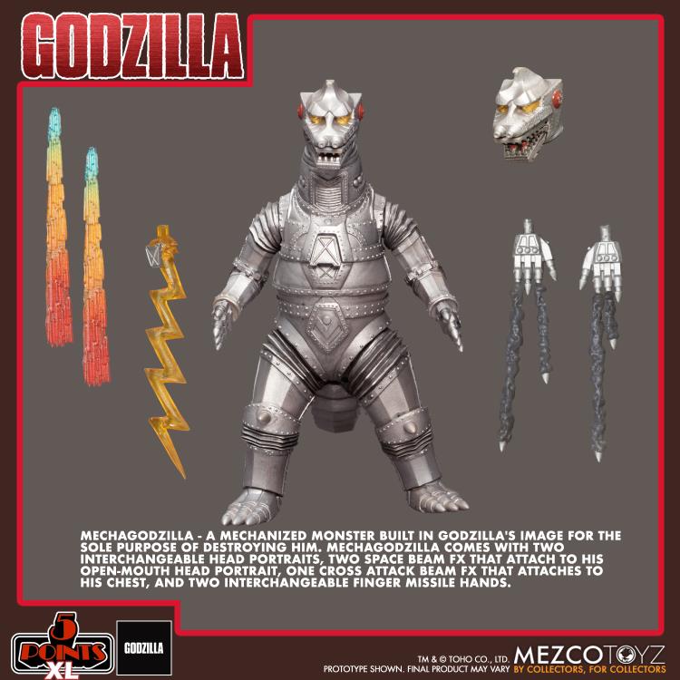 Godzilla vs. Mechagodzilla (1974) 5 Points XL Three Figure Boxed Set