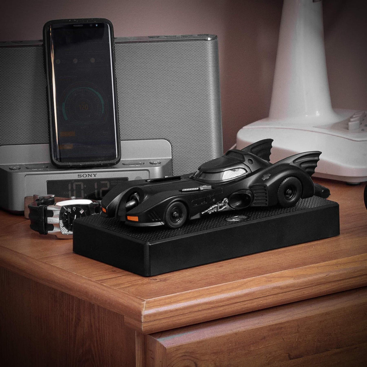 DC Comics Batman Voice Activated Batmobile Bluetooth Speaker