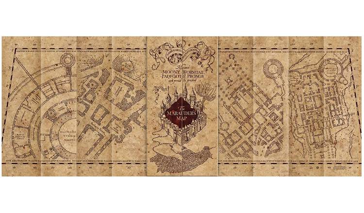 Harry Potter Noble Collection Marauders Map 1000pc Jigsaw Puzzle