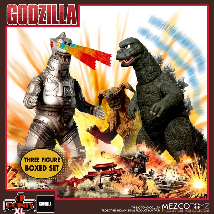 Godzilla vs. Mechagodzilla (1974) 5 Points XL Three Figure Boxed Set