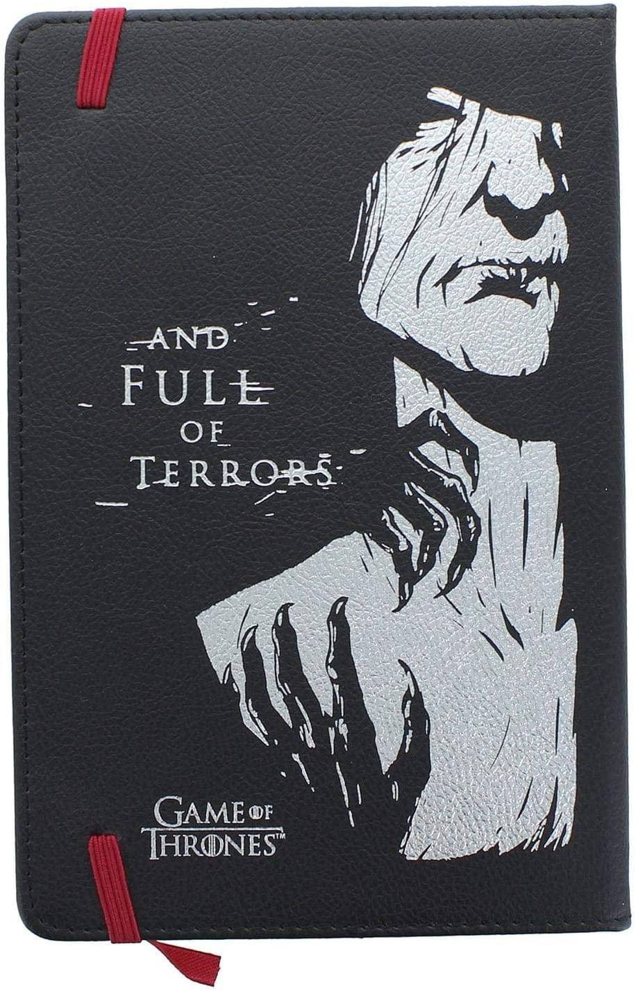 Game Of Thrones Notebook "The Night is dark... and full of Terrors" quote