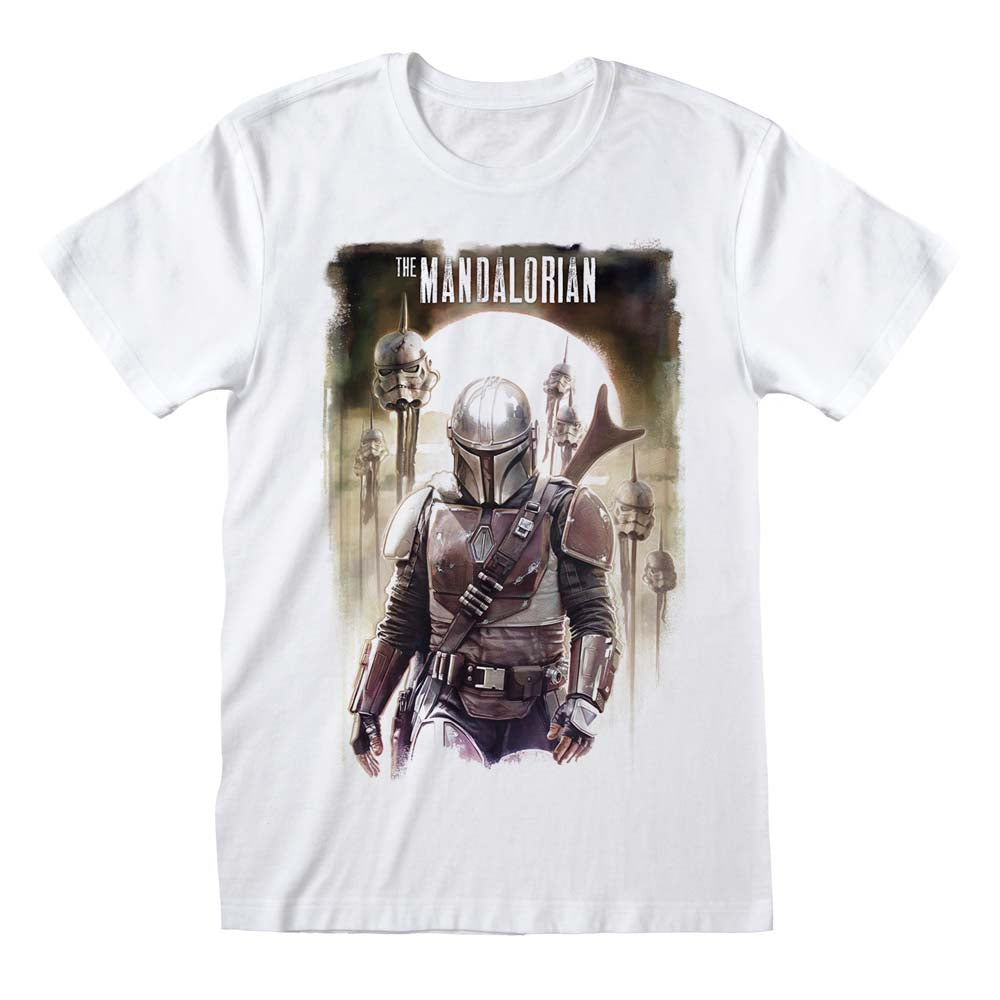 Star Wars The Mandalorian Trooper Head T-Shirt