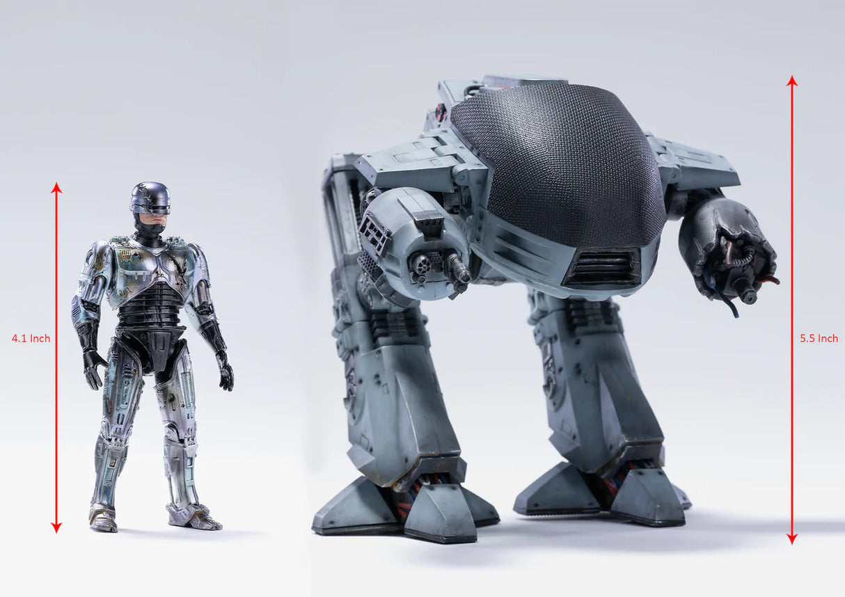 Robocop ED-209 Vs Robocop Battle Damaged 2 Pack PX Exclusive SDCC 2022 Figures