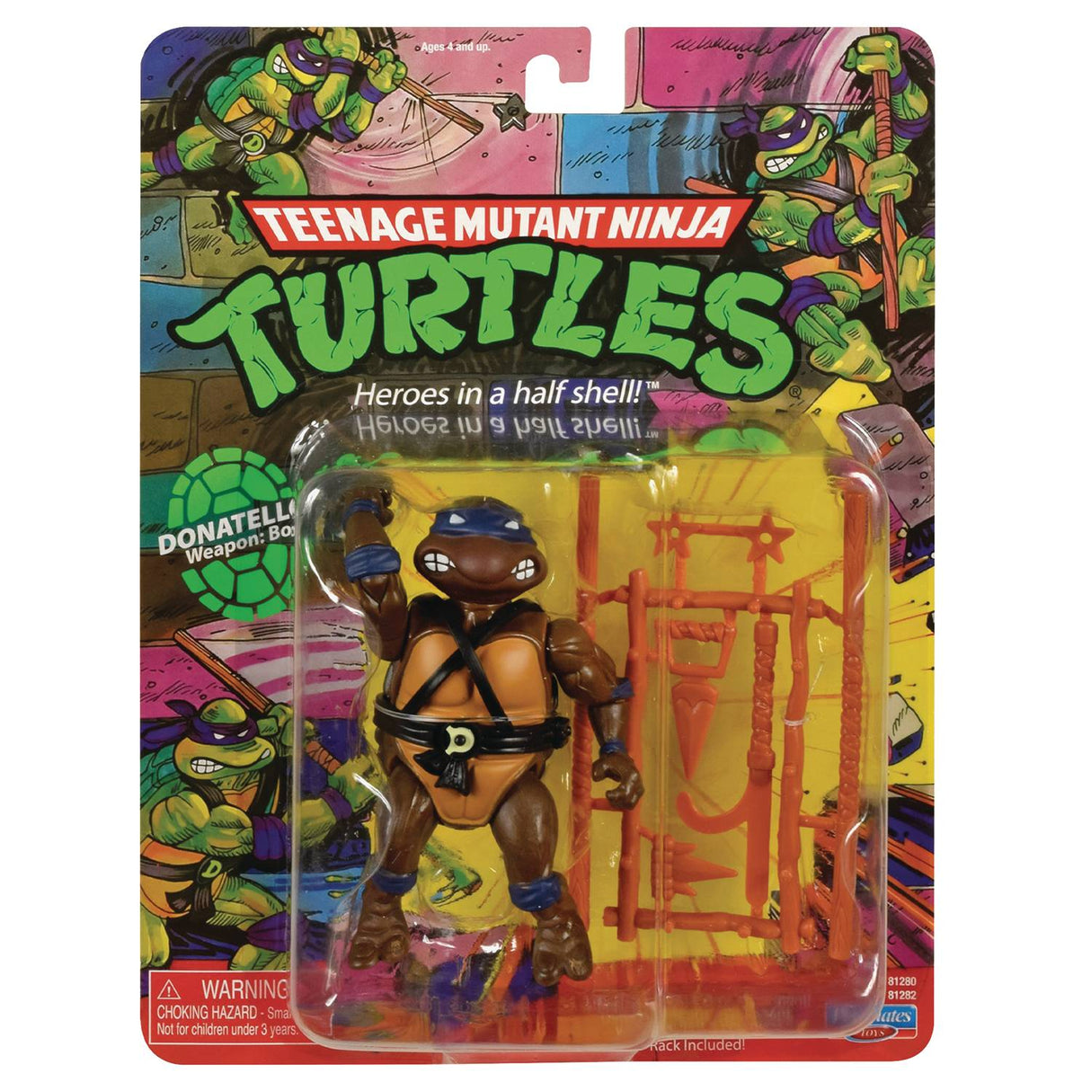 Teenage Mutant Ninja Turtles TMNT Classic Donatello Basic Action Figure