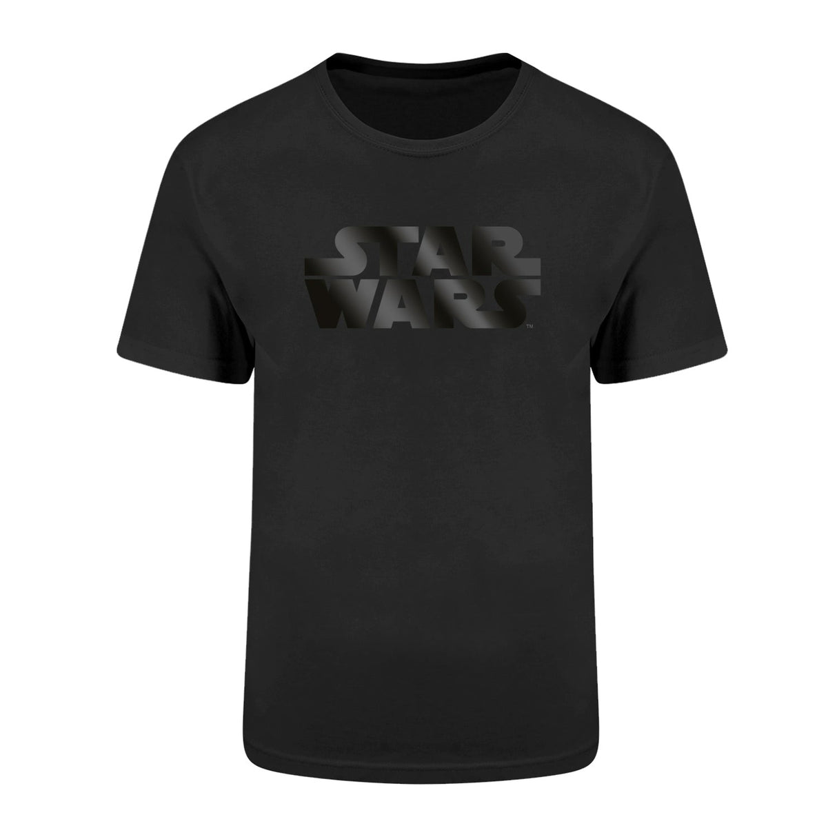 Star Wars Logo Black on Black T-Shirt