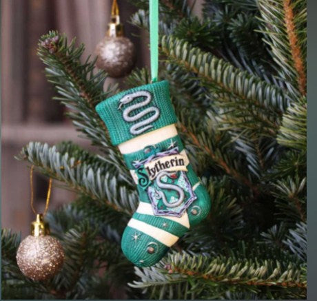 Harry Potter Slytherin Stocking Hanging Ornament