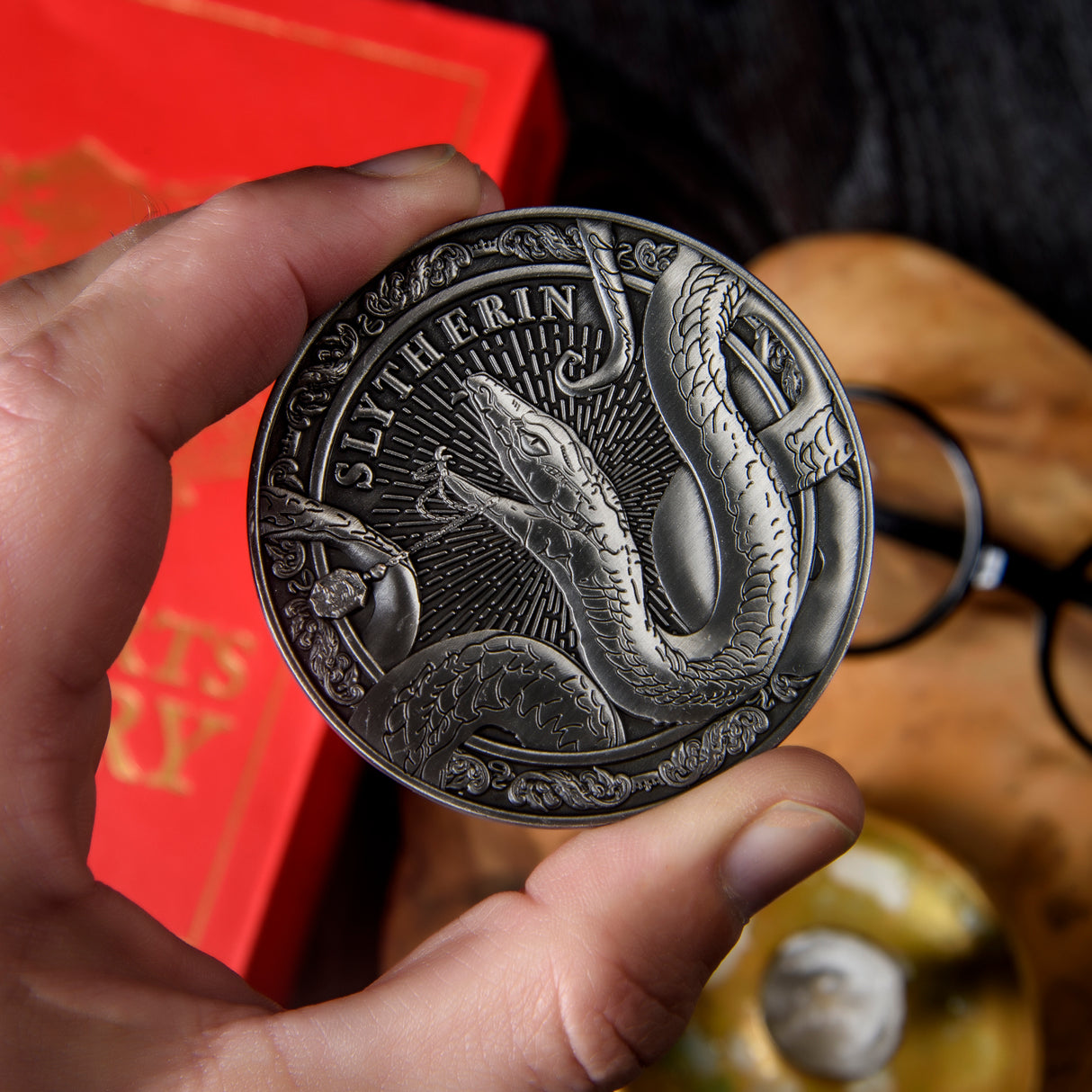 Harry Potter Jumbo House Coin Slytherin