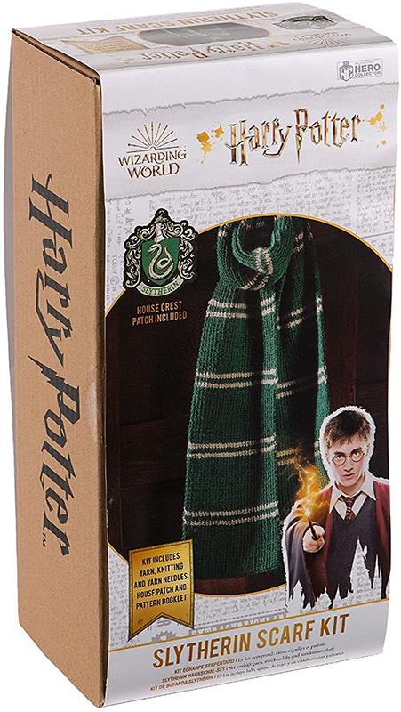 Harry Potter Knit Kit, Slytherin House Scarf Kit