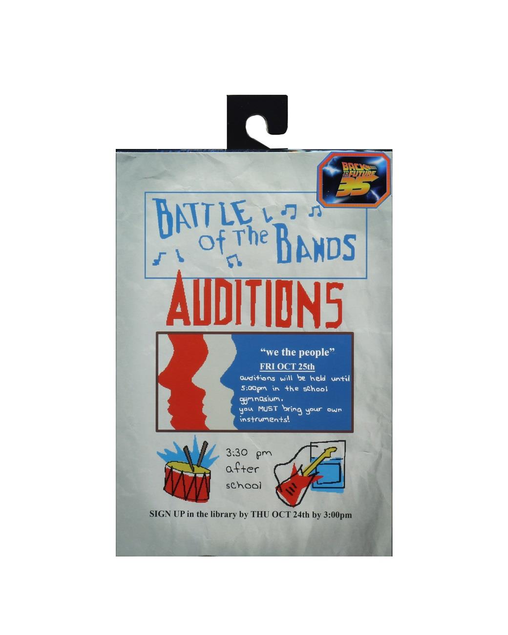 NECA Back to the Future Marty McFly 1985 Guitar Audition Ultimate 7 Inch Scale Action Figure