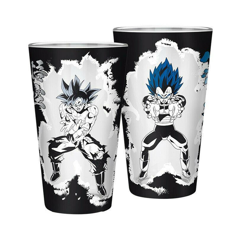 OFFICIAL DRAGON BALL SUPER GOKU VEGETA LARGE TUMBLER DRINKING GLASS