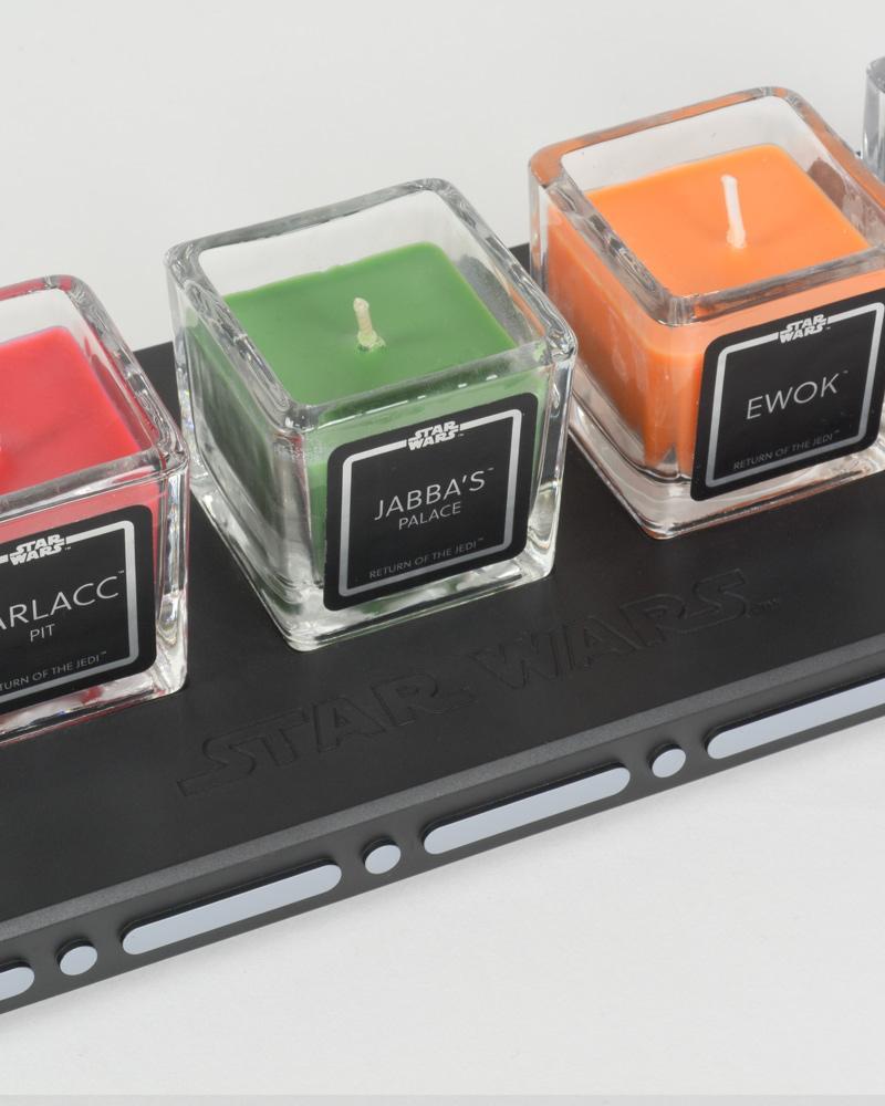 OFFICIAL STAR WARS RETURN OF THE JEDI CANDLE SET: COLLECTORS EDITION