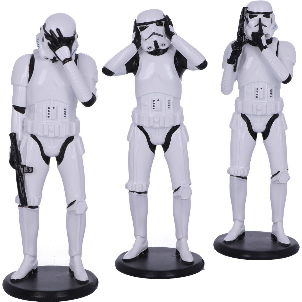 Star Wars Set of Three Wise Stormtroopers Figurines
