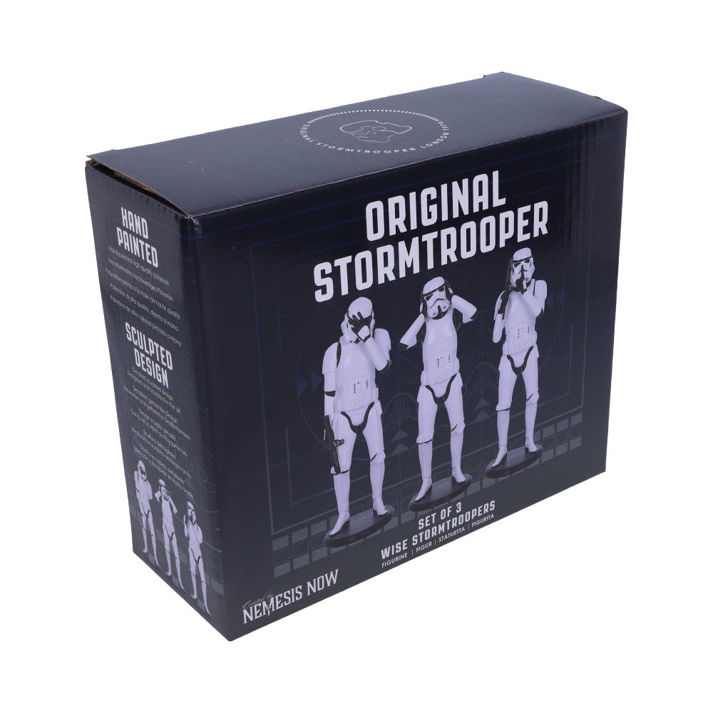Star Wars Set of Three Wise Stormtroopers Figurines