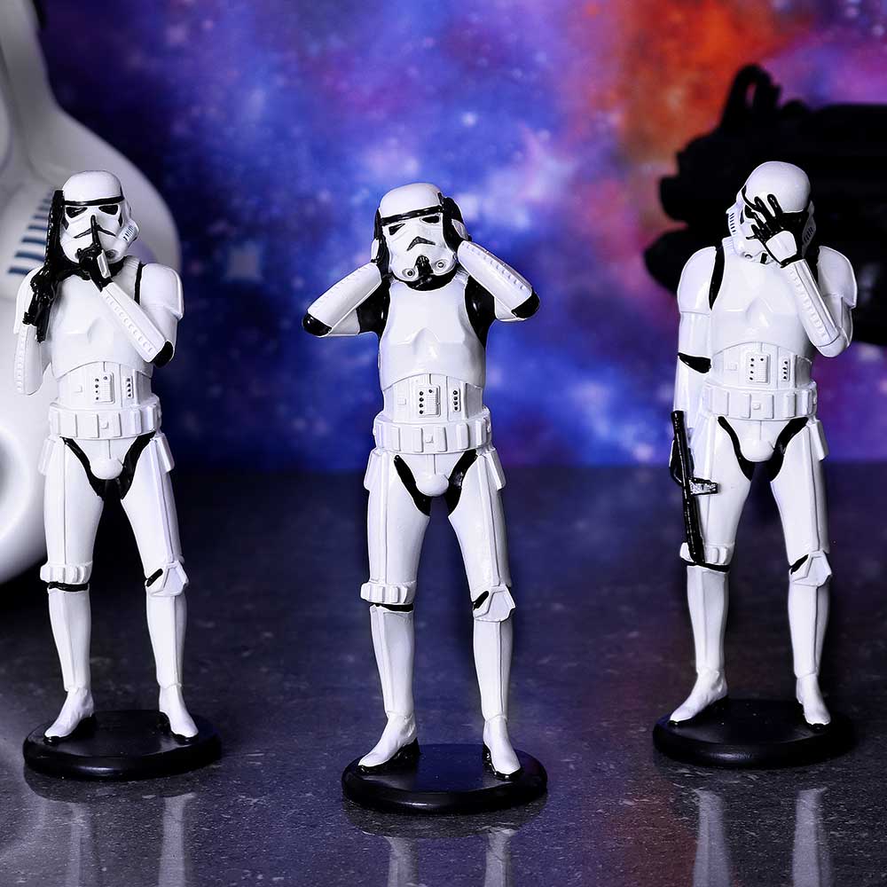 Star Wars Set of Three Wise Stormtroopers Figurines