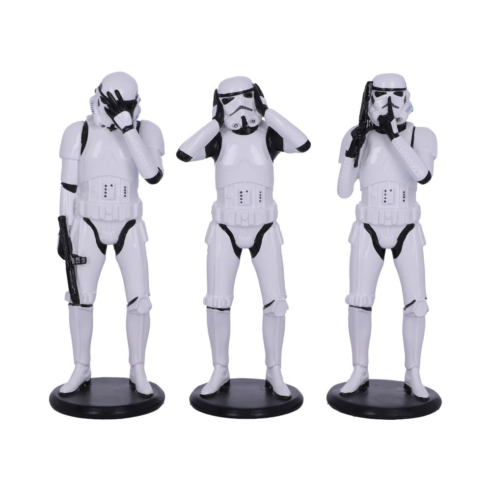 Star Wars Set of Three Wise Stormtroopers Figurines