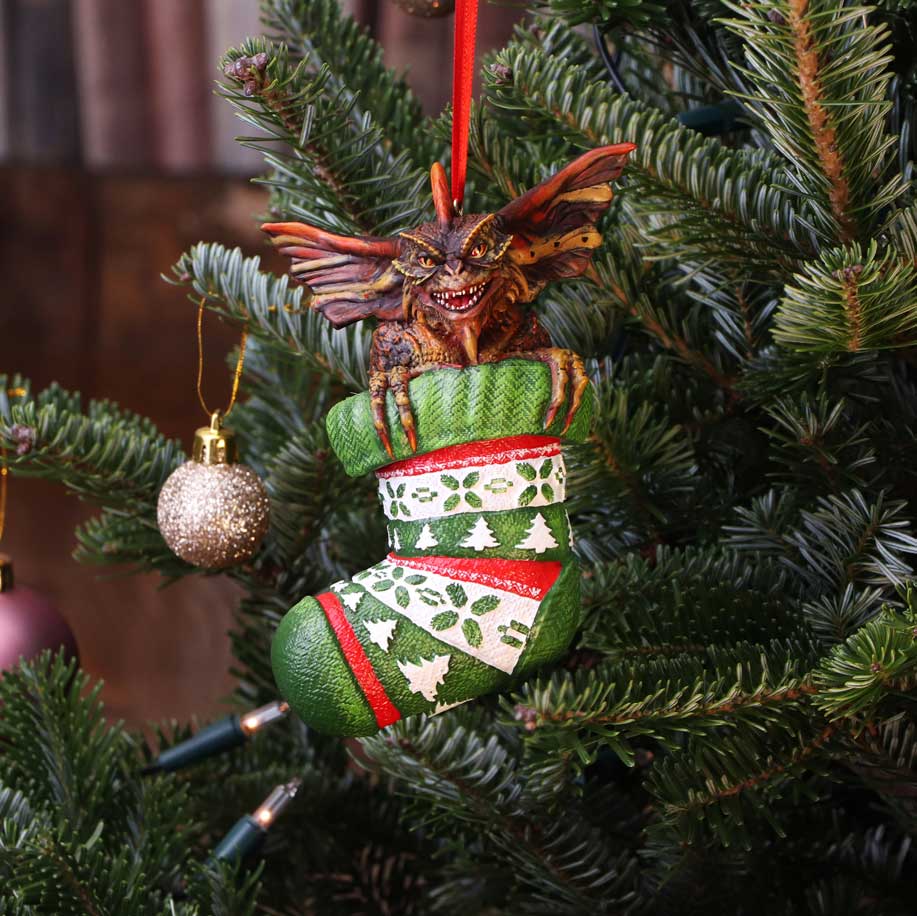 Gremlins Mohawk in Stocking 12cm Hanging Ornament