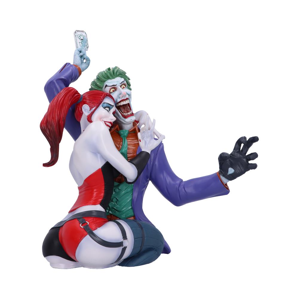 DC Comics The Joker and Harley Quinn Bust 37.5cm Statue - DC Comics.