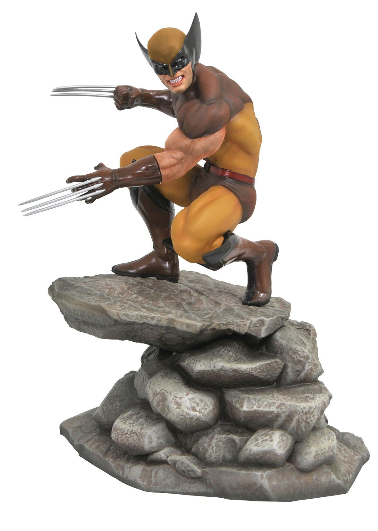 MARVEL Gallery Brown Costume Wolverine Comic PVC Figure