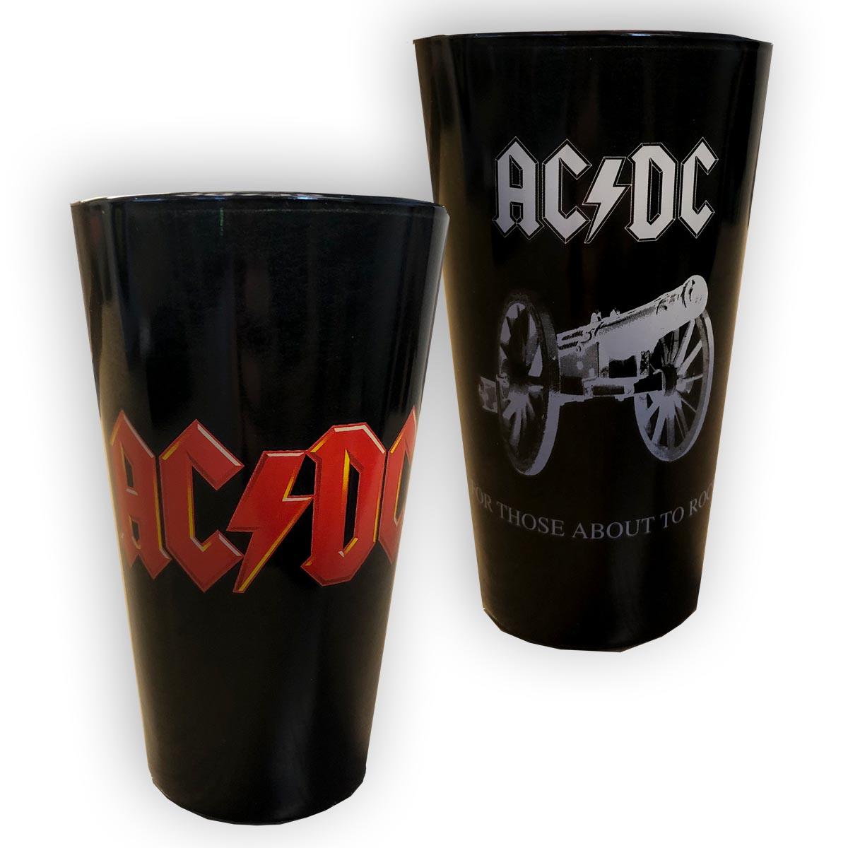 AC/DC Premium Logo Cannon Coloured Glass
