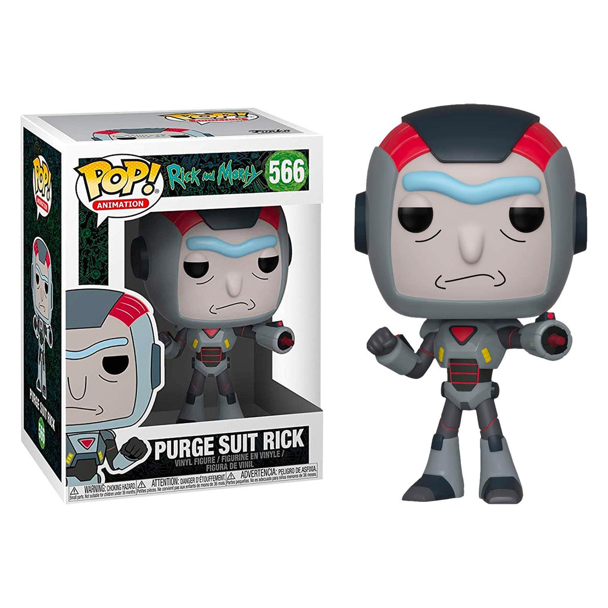 Pop Rick & Morty Rick In Purge Suit Vinyl Figure
