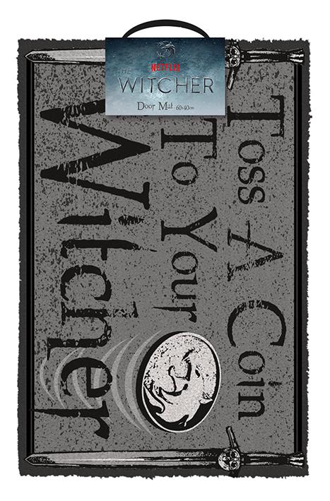 The Witcher (Toss A Coin) Door Mat