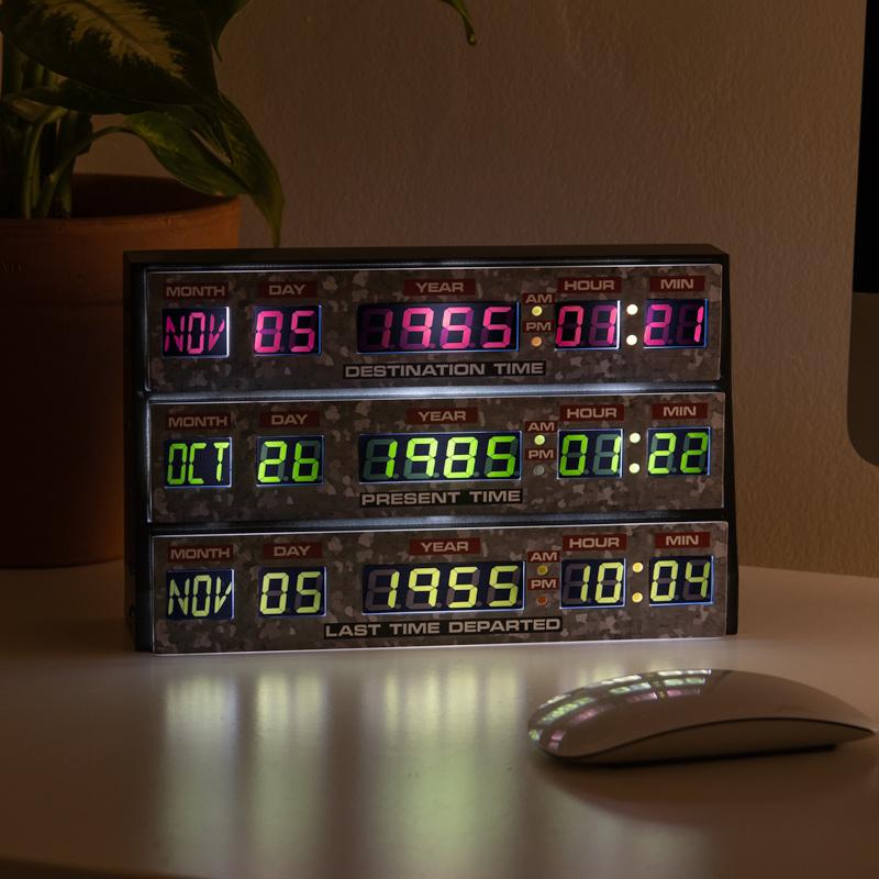 OFFICIAL BACK TO THE FUTURE 3D DESK LAMP / WALL LIGHT