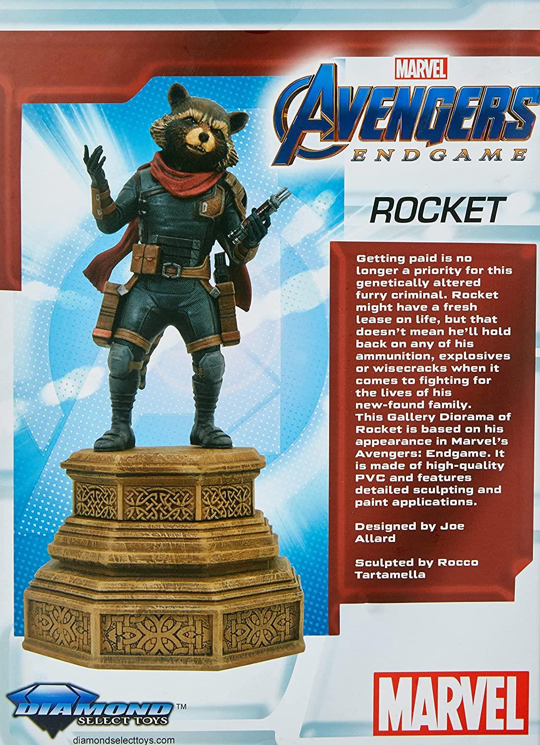 Marvel Gallery Avengers Endgame Rocket Raccoon Pvc Statue