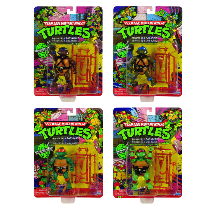 Teenage Mutant Ninja Turtles TMNT Classic Basic Action Figures Set Of 4