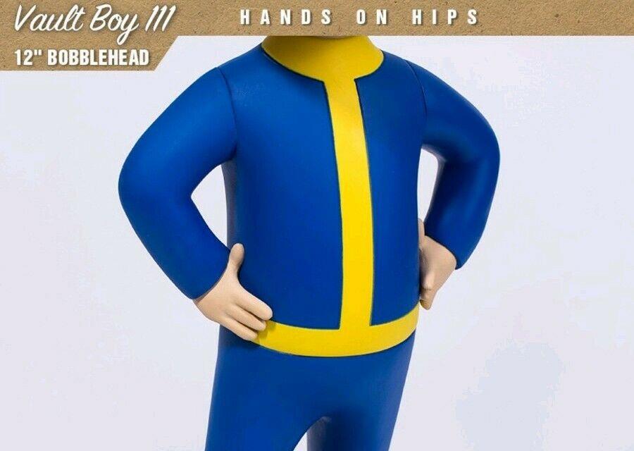 Fallout Vault Boy Bobblehead Hand On Hips 30cm