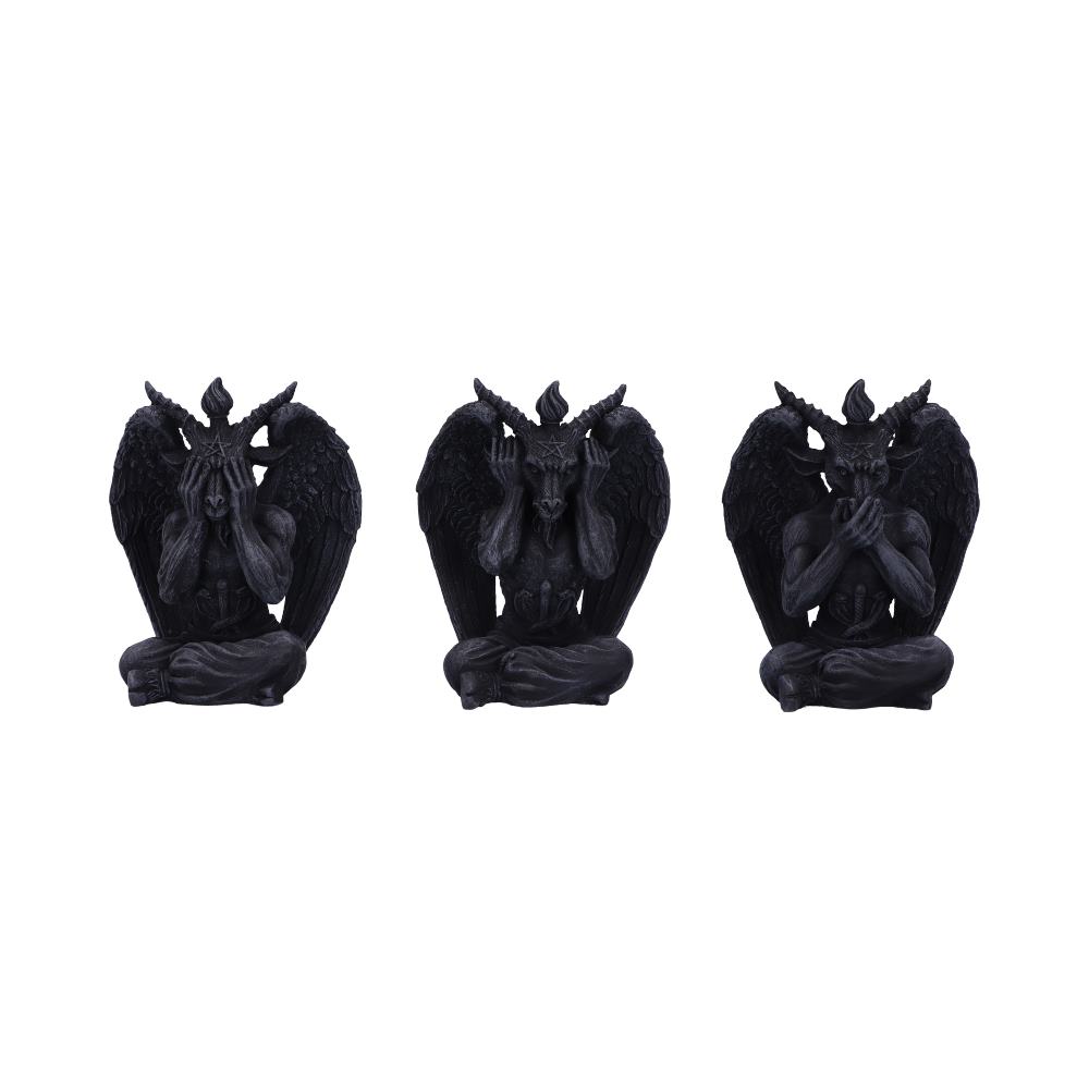 Three Wise Baphomet 10.2cm Figurines by Nemesis Now