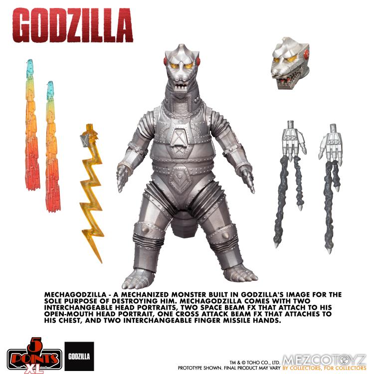 Godzilla vs. Mechagodzilla (1974) 5 Points XL Three Figure Boxed Set