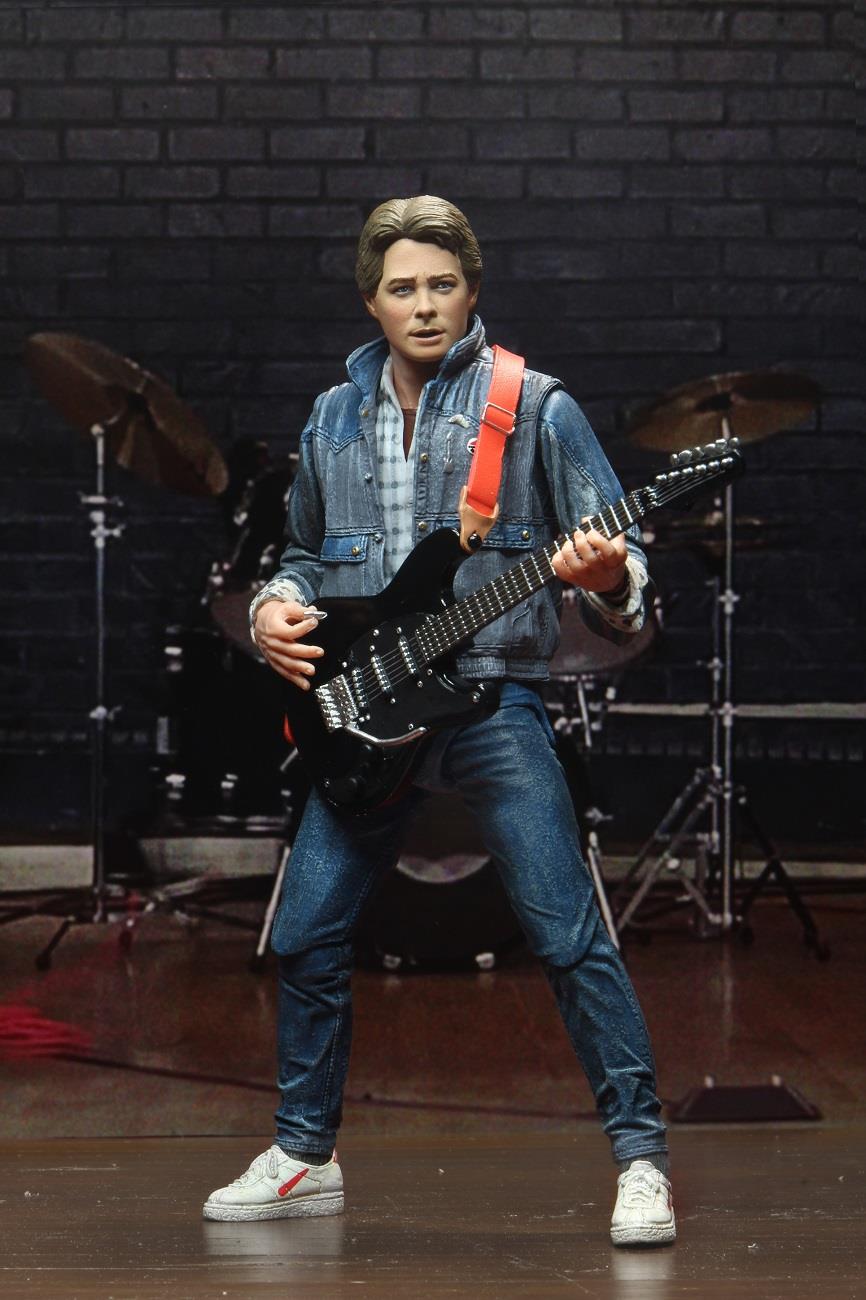 NECA Back to the Future Marty McFly 1985 Guitar Audition Ultimate 7 Inch Scale Action Figure