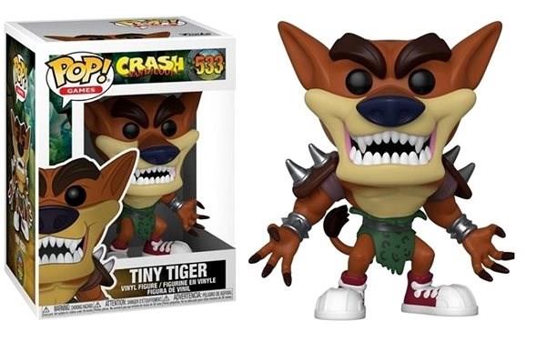 POP GAMES CRASH BANDICOOT S3 TINY TIGER VINYL FIGURE