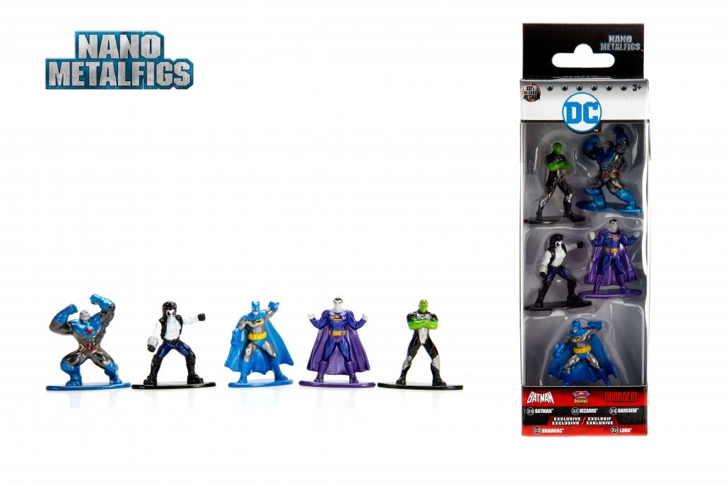 Nano Metalfigs DC Wave 3 Pack B Figures 5PK
